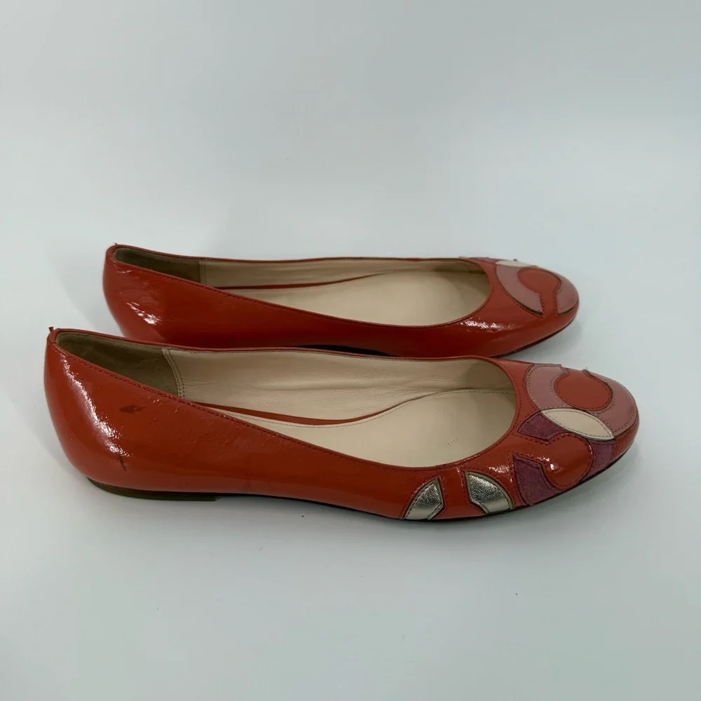 Coach Kora Patent Ballet Flats - Picture 2 of 7